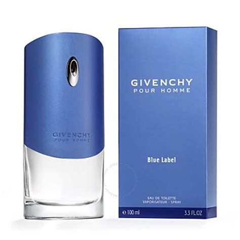 Givenchy Pour Homme Cologne, Blue Label, 3.3 Ounce.